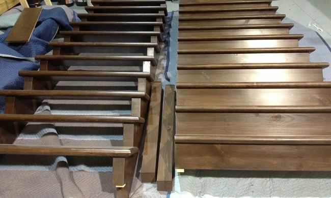 Custom staircases fabrication
