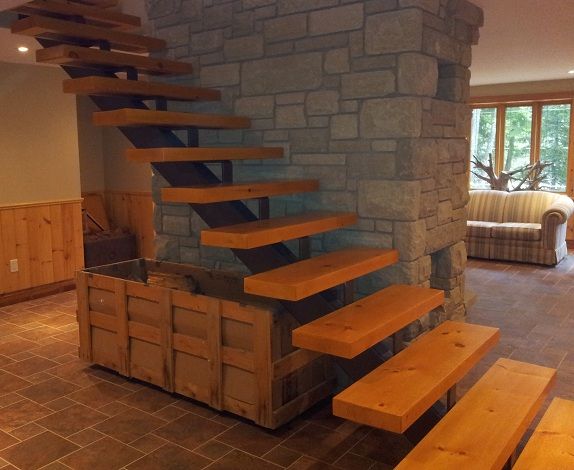 Custom staircases fabrication