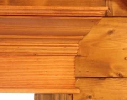 Distinction decorative door top