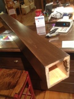 Fabricated beam and post covering