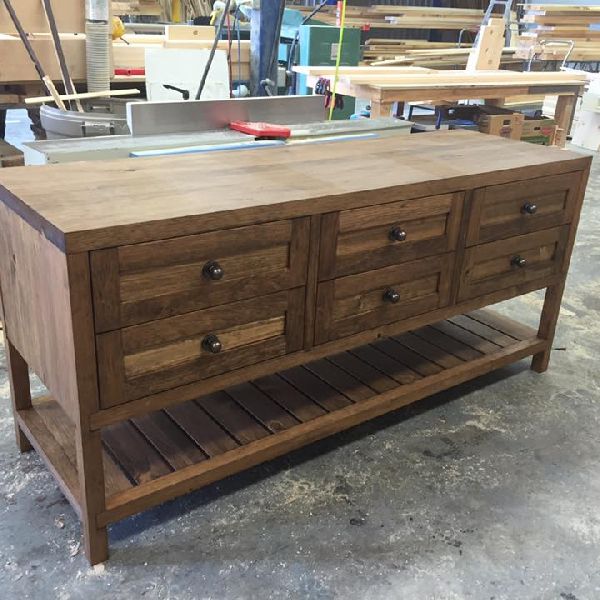 Vanity custom rustic white pine live edge epoxy modern rough