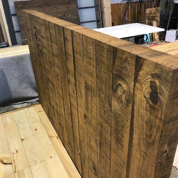 lit pin rustique custom sur mesure tiroirs rough antique moderne nouveau quebec fait a la main