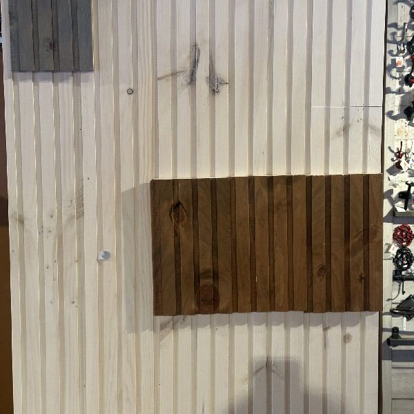 Slatpanel® Black Colour Acoustic Slat Wall Panels pin acoustique panneaux pine wall ceilling lamella lamelle modern moderne tong and grove lumber industriel stain teint finition 