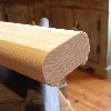 Main courante Tradition.Wood hand rail. stairs main courante marcher escalier pin blanc noueux. whit pince stairs case lumber main courante