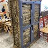 table industriel pin pine rustic rustique lumber wood custom made rough barn wood armoire colonial porte panneau shaker door panel home made custom made fabrication sur mesure