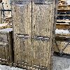 table industriel pin pine rustic rustique lumber wood custom made rough barn wood armoire colonial porte panneau shaker door panel home made custom made fabrication sur mesure