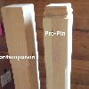 Stairs post and half-post, pine lumber select rough industrial. poteau pin escalier brut industriel best price meilleur prix zen 