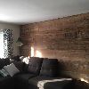 barn wood liveedge rough cut stained grey pine tongue and groove rustic antic modern