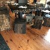  beam bench stool bench original table massive pine rustic antique saw lumber