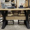 table industriel patte métal metal legs pin pine rustique antique industriel beam rough brut lumber solide best price custom made