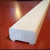 Wood hand rail. stairs main courante marcher escalier pin blanc noueux. whit pince stairs case lumber 