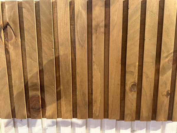 Slatpanel® Black Colour Acoustic Slat Wall Panels pin acoustique panneaux pine wall ceilling lamella lamelle modern moderne tong and grove lumber industriel stain teint finition